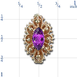 a6819 Amethyst Bracelet Slide 